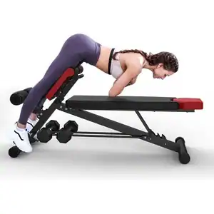 Finer Form Multi-Functional Gym Bench for Full All-in-One Body Workout – Versatile Fitness Equipment for Hyper Back Extension, Roman Chair, Adjustable Situp, Decline, Flat Bench