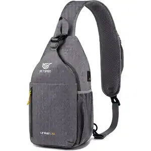 SKYSPER Sling Bag Crossbody Backpack - Chest Shoulder Cross Body Bag Travel Hiking Casual Daypack for Women Men