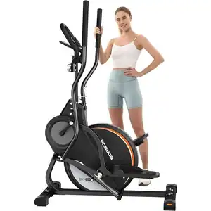 YOSUDA Pro Cardio Climber Stepping Elliptical Machine, 3-in-1 & Stair Stepper, Total Body Fitness Cross Trainer with Hyper-Quiet Magnetic Driving System, 16 Resistance